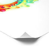 インフィニティとレインボークラゲ フォトプリント            (角)