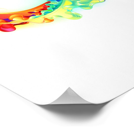 インフィニティとレインボークラゲ ポスター (角)