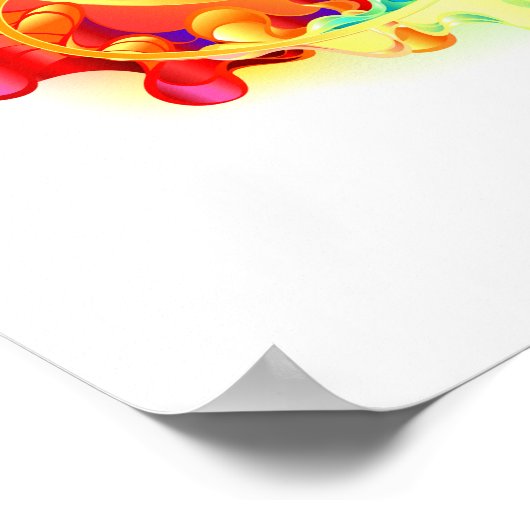 インフィニティとレインボークラゲ ポスター (角)