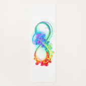 インフィニティとレインボークラゲ ヨガマット (裏面)