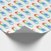 インフィニティとレインボークラゲ ラッピングペーパー (角)