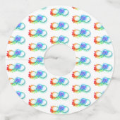 インフィニティとレインボークラゲ ワイングラスタグ (裏面)