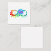 インフィニティとレインボークラゲ 割引カード (正面/裏面)