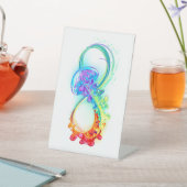 インフィニティとレインボークラゲ 台座サイン (インサイチュ)