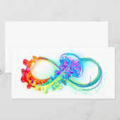 インフィニティとレインボークラゲ 案内状 (正面/裏面)