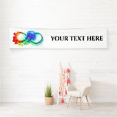 インフィニティとレインボークラゲ 横断幕 (インサイチュ)