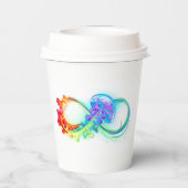 インフィニティとレインボークラゲ 紙コップ (裏面)