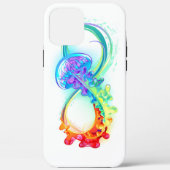 インフィニティとレインボークラゲ Case-Mate iPhoneケース (裏面)