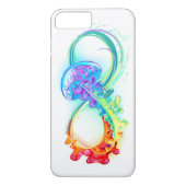 インフィニティとレインボークラゲ Case-Mate iPhoneケース (裏面)