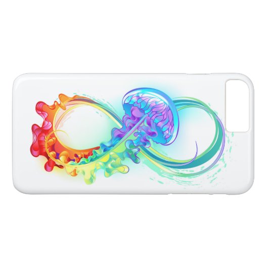 インフィニティとレインボークラゲ Case-Mate iPhoneケース (裏面(横))