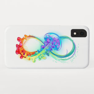 インフィニティとレインボークラゲ iPhone XRケース