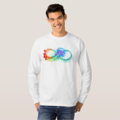 インフィニティとレインボークラゲ Tシャツ (正面フル)