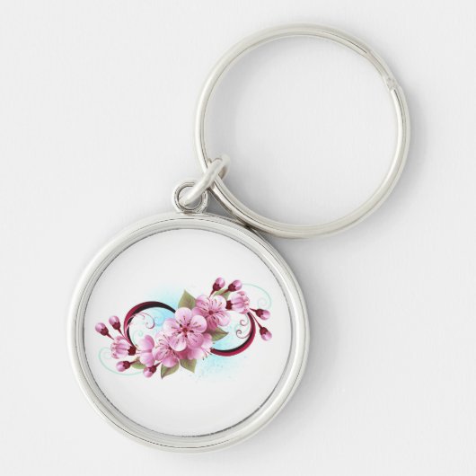 インフィニティと桜花 キーホルダー (正面)