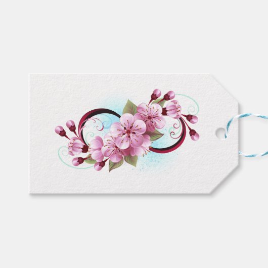 インフィニティと桜花 ギフトタグ (正面(横))