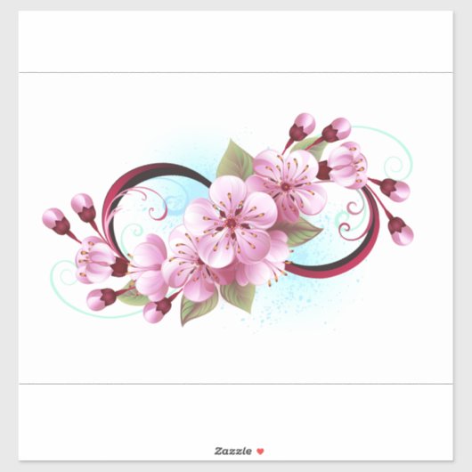 インフィニティと桜花 シール (シート)
