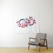 インフィニティと桜花 タペストリー (インサイチュ(横))