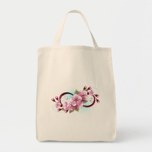 インフィニティと桜花 トートバッグ (正面)