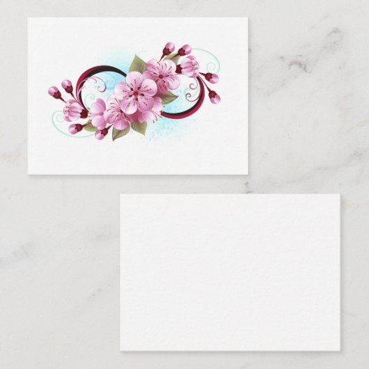 インフィニティと桜花 予約カード (正面/裏面)