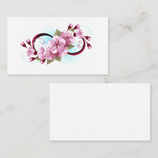 インフィニティと桜花 名刺 (正面/裏面)