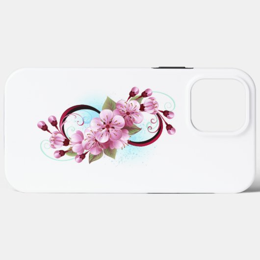 インフィニティと桜花 Case-Mate iPhoneケース (裏面 (横))