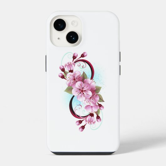 インフィニティと桜花 iPhoneケース (裏面)