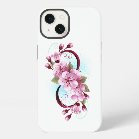 インフィニティと桜花 iPhoneケース (裏面)