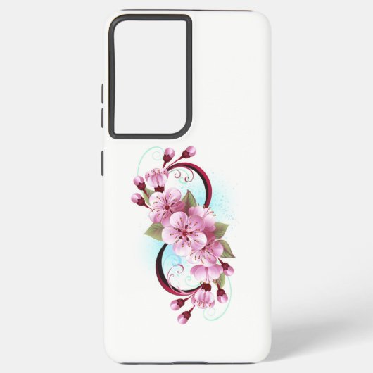 インフィニティと桜花 SAMSUNG GALAXYケース (裏面)