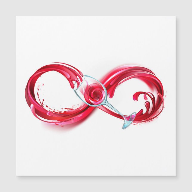 インフィニティと赤ワイン (正面)