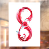 インフィニティと赤ワイン ウィンドウサイン (シート2)