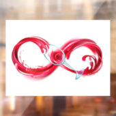 インフィニティと赤ワイン ウィンドウサイン (シート2)