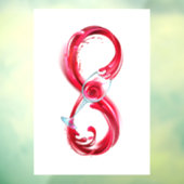 インフィニティと赤ワイン ウィンドウサイン (シート3)