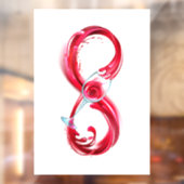 インフィニティと赤ワイン ウィンドウサイン (シート2)