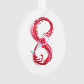 インフィニティと赤ワイン オーナメント (裏面)