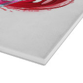 インフィニティと赤ワイン カッティングボード (角)