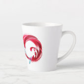 インフィニティと赤ワイン カフェラテマグ (右)