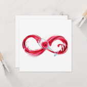 インフィニティと赤ワイン カード (正面/裏面インサイチュ)