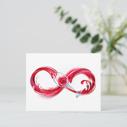 インフィニティと赤ワイン カード (スタンド正面)