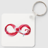 インフィニティと赤ワイン キーホルダー (裏面)