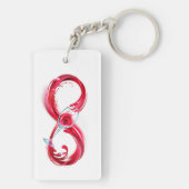 インフィニティと赤ワイン キーホルダー (裏面)