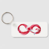 インフィニティと赤ワイン キーホルダー (裏面)