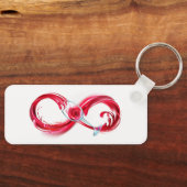 インフィニティと赤ワイン キーホルダー (正面)