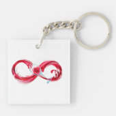 インフィニティと赤ワイン キーホルダー (裏面)