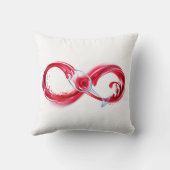 インフィニティと赤ワイン クッション (裏面)