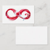 インフィニティと赤ワイン コーリングカード (正面/裏面)