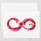 インフィニティと赤ワイン シーズンカード (正面/裏面)