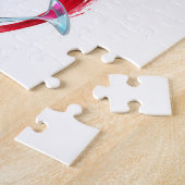 インフィニティと赤ワイン ジグソーパズル (側面)