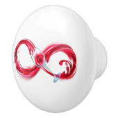 インフィニティと赤ワイン セラミックノブ (右)