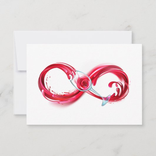 インフィニティと赤ワイン セーブザデート (正面)