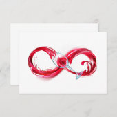 インフィニティと赤ワイン セーブザデート (正面/裏面)