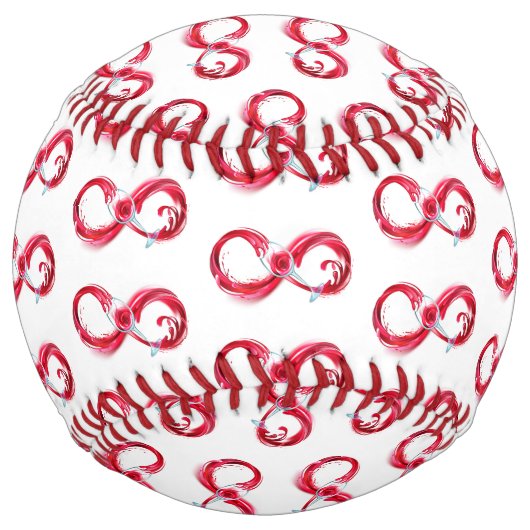 インフィニティと赤ワイン ソフトボール (正面)